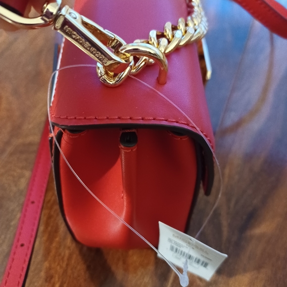 Michael Kors Lita Red Small Crossbody Bag  (Rare) NWT - Picture 4 of 10